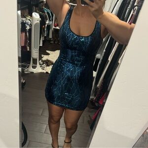 Sequins mini bodycon dress XS